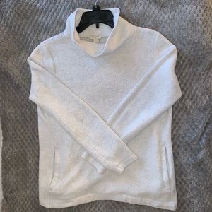 J. Crew mock turtle neck sweater with pockets